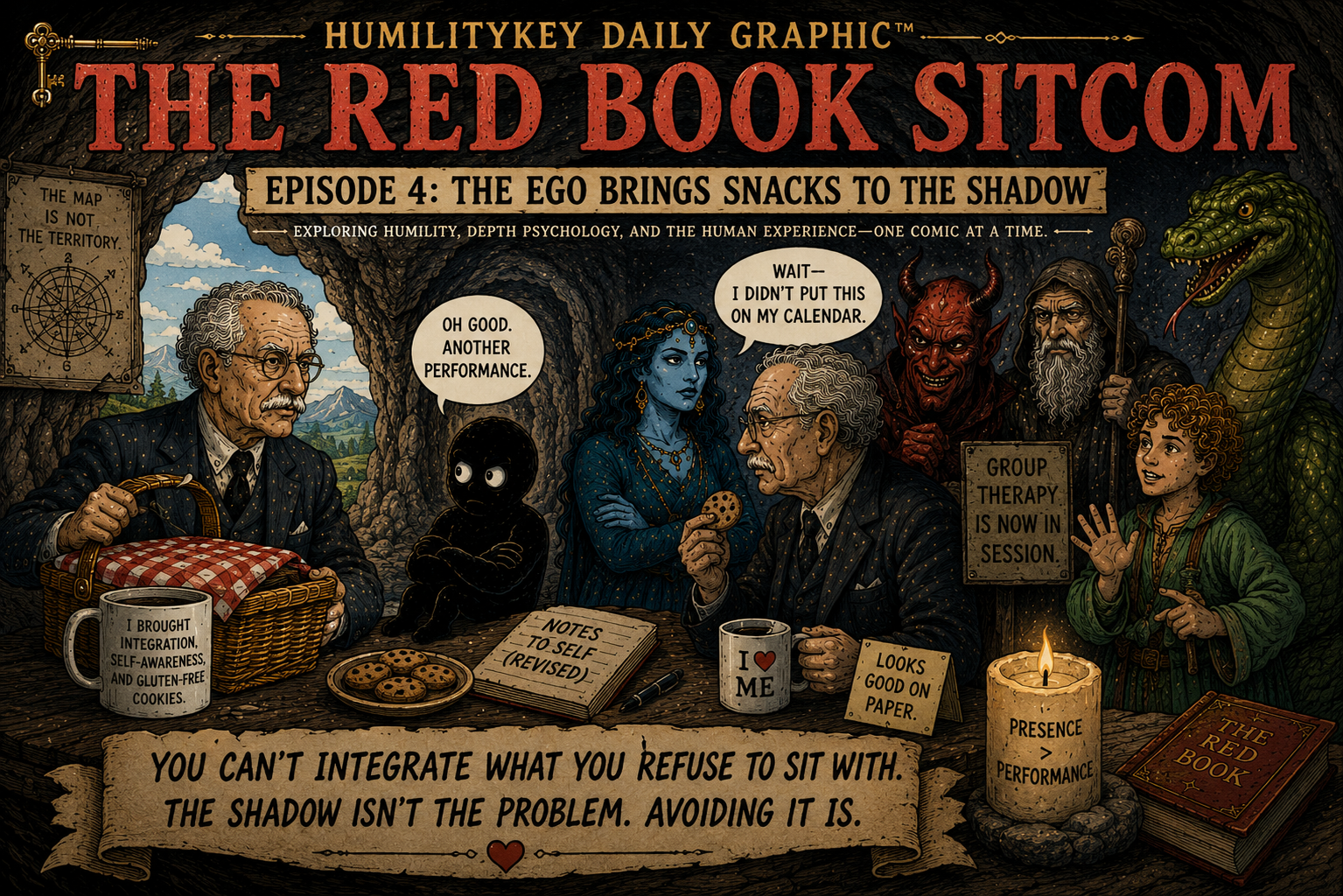 The Ego Brings Snacks to the Shadow
